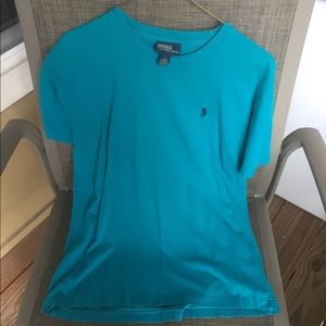 Teal Polo T-shirt